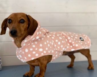 Dachshund Beach coverup, dry coat, dressing gown