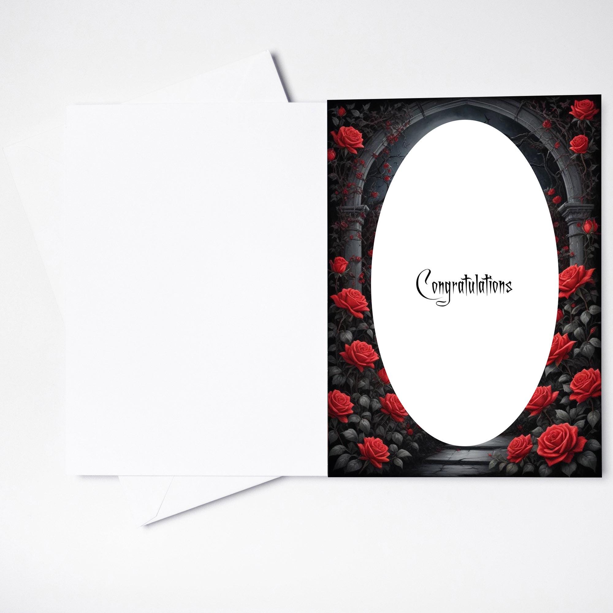 Download Gothic Archway With Red Roses Illustration Backgrounds Online - View #9