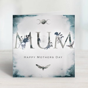 Cartão Ethereal Gothic Mum para o Dia das Mães