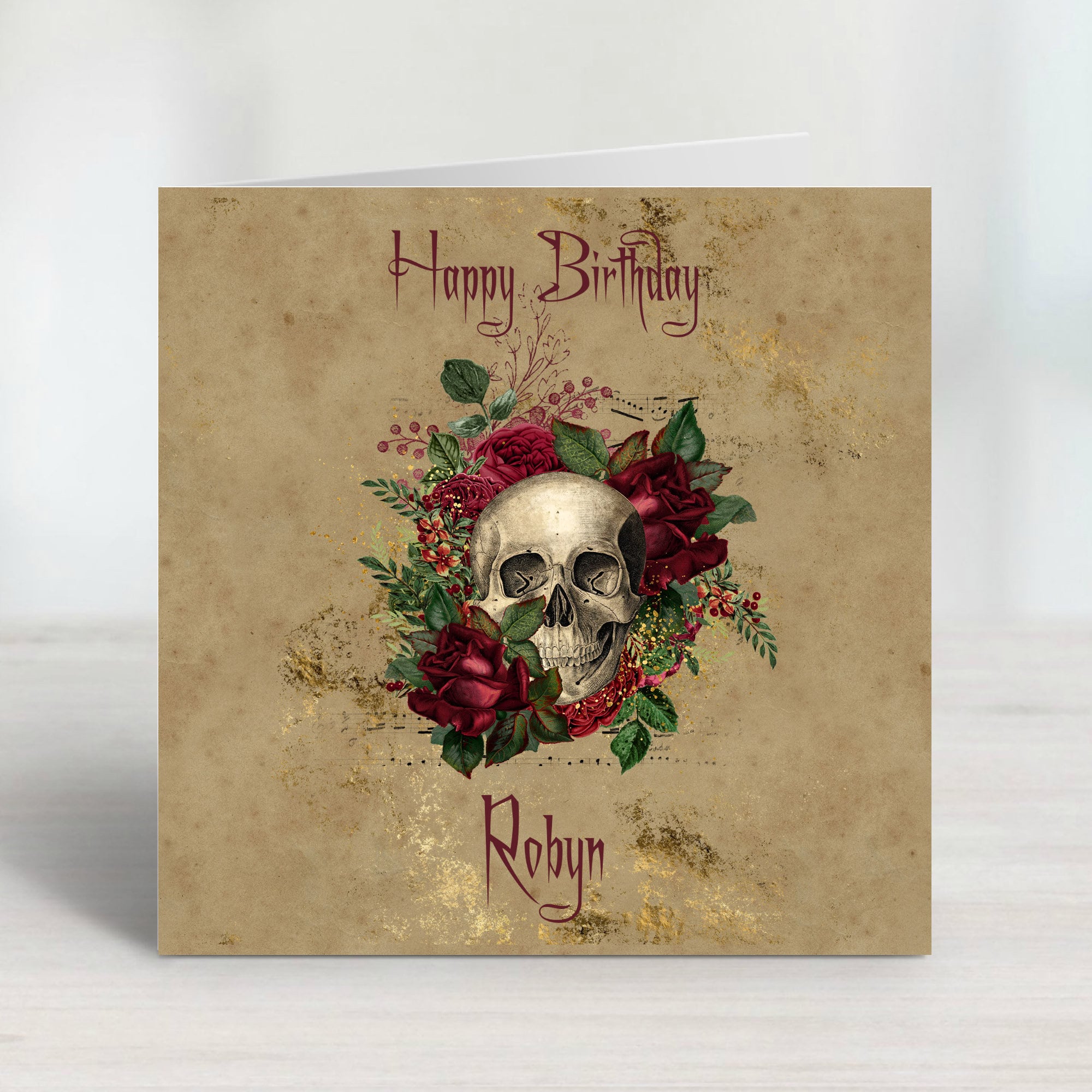 Biglietto di auguri di compleanno Skull & Bones: compleanno