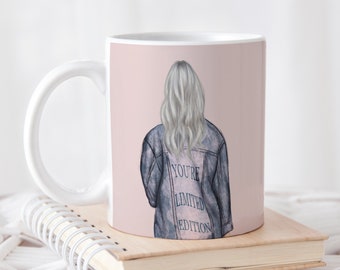 Positive Affirmation Tasse | Sie sind Limited Edition Becher | Teenager Geschenk | Uni Geschenk | Positivität Kaffeebecher