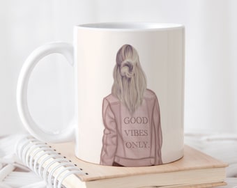 Good Vibes Only Mug | Positive Affirmation Gift