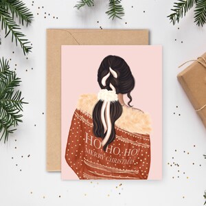 Weihnachtskarte, Ho, Ho, Ho! Grußkarte, Festliche Jahreszeiten