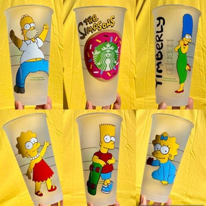 The Simpsons Starbucks Customized Cup