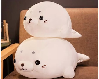 Animals Aquarium Plush Seal Giant Stuffed Pillow Doll Kids Toy Birthday Gift
