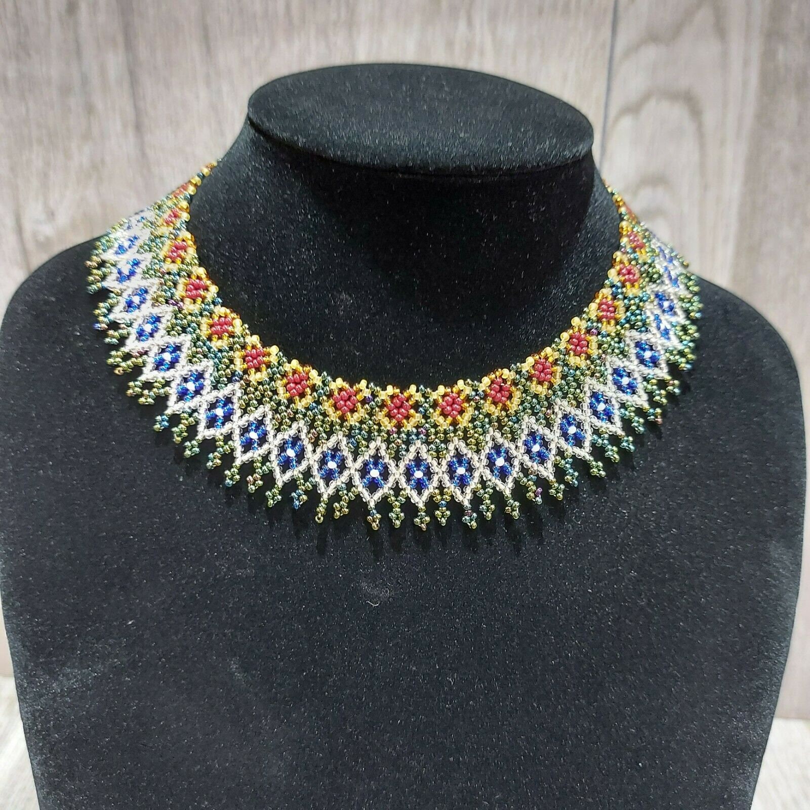 Beauitful South African Zulu Beaded Necklace - Etsy New Zealand