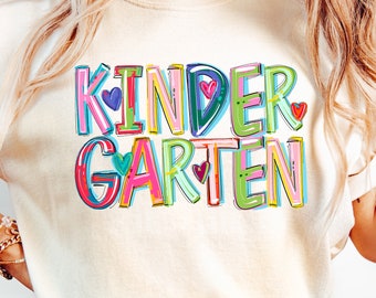 Kindergarten Dream Team Shirt, Kindergarten Teacher Shirt, Kinder Garten Team, Back to School Shirt, Gift For Teacher, Comfort Color Shirt