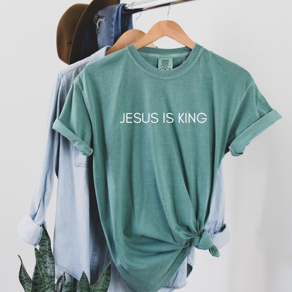 Jesus is King Shirt - Etsy