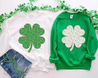 Lucky Charm Sweatshirt, St Patricks Day T sweatshirt, Lucky Sweatshirt, Irish Shirt, Shamrock Sweatshirt, St Patty's Good Luck Sweater