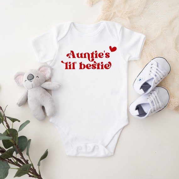 Auntie s Lil Bestie Bodysuit Baby Bodysuit Baby Girl Outfit