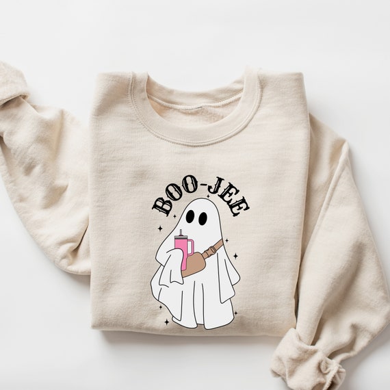 Boo Jee Sweatshirt, Halloween Ghost Sweatshirt, Boo Sweatshirt, Spooky Ghost Crewneck, Spooky Season Ghost Sweater, Spooky Vibes Sweatshirt