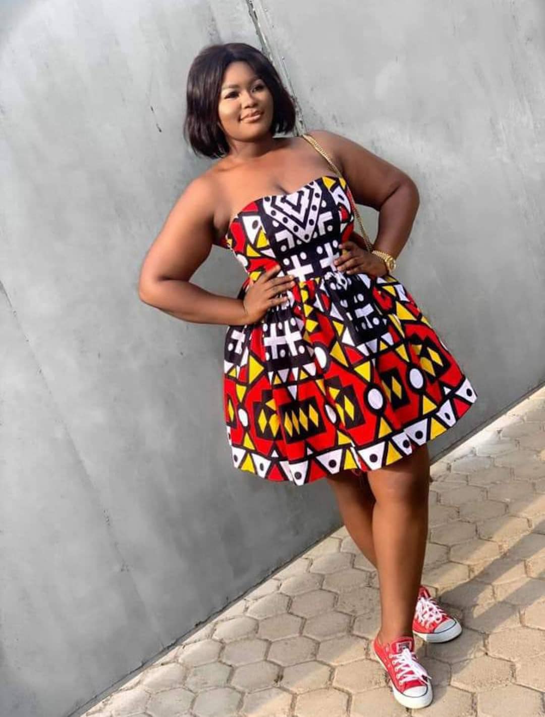 Ankara Gathered Dress Etsy Canada