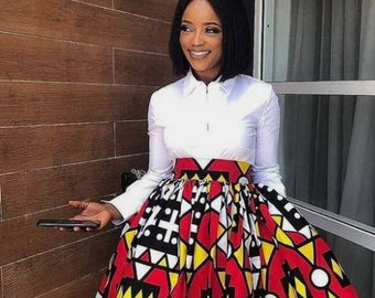 Ankara Short Skirt - Etsy