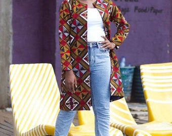 Ankara Jacket Etsy