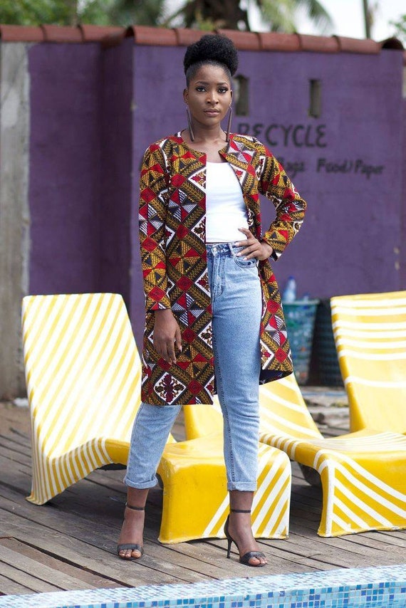 Latest Ankara Kimono Jacket Styles: Looking Classy - Kayla's