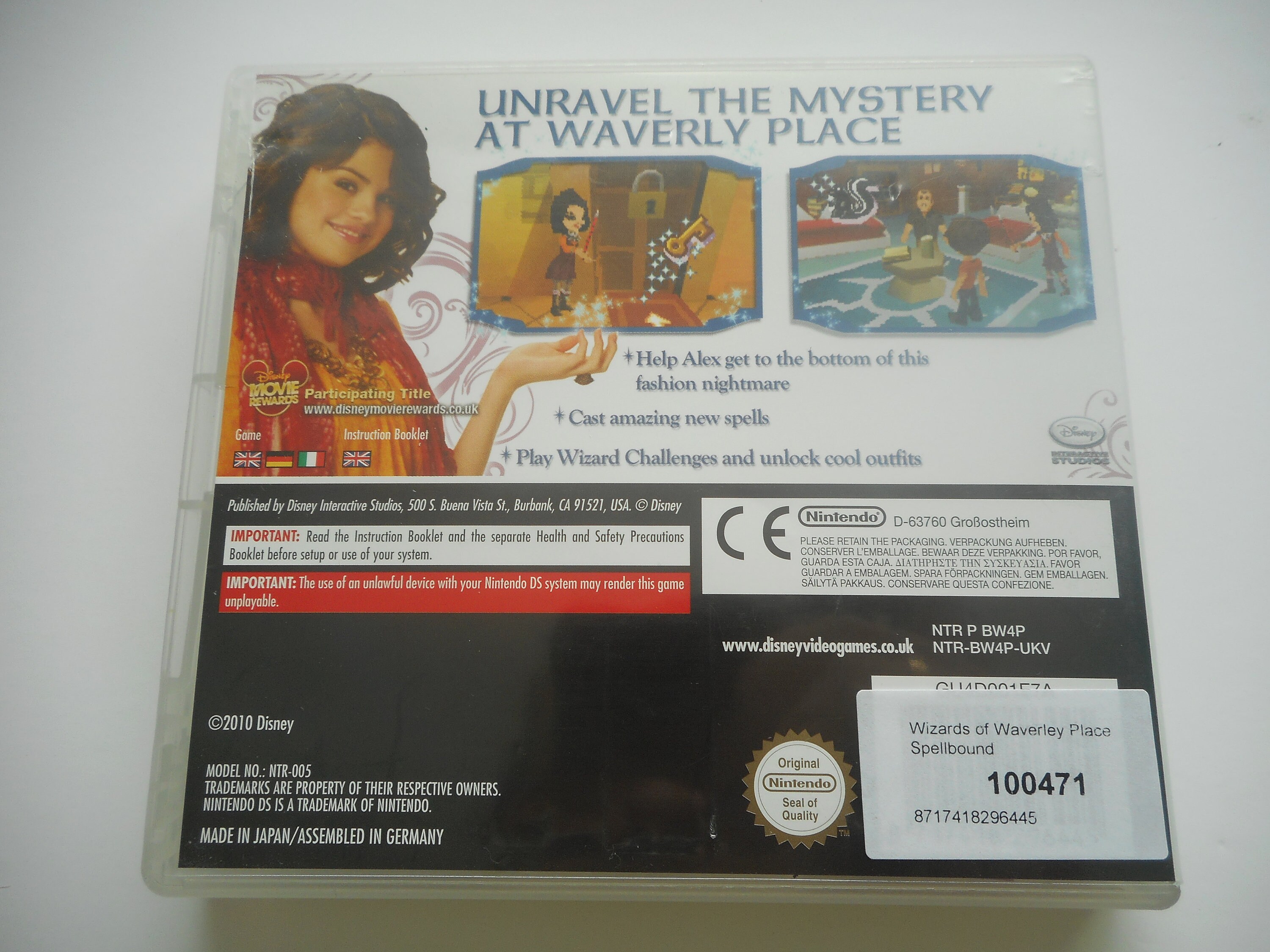 Disney Wizards of Waverley Place Spellbound Nintendo DS - Etsy