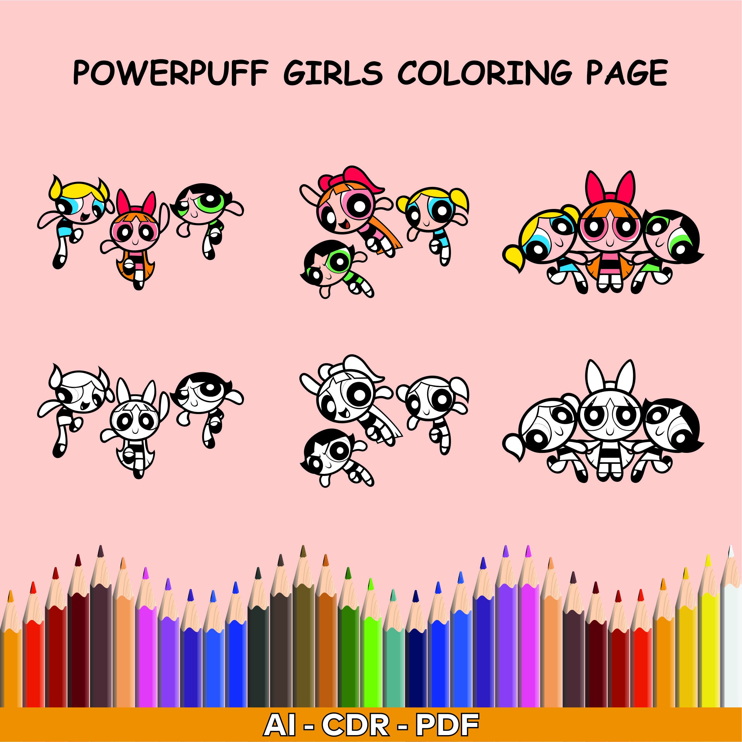 Powerpuff Girls Coloring Page Free Printable Coloring Pages Coloring