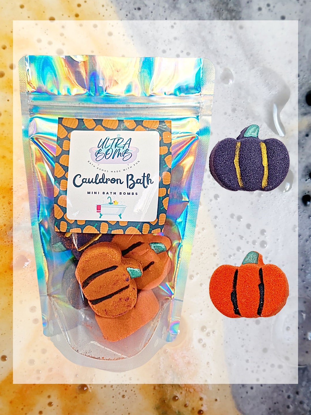 HALLOWEEN BATH BOMBS, Mini Bath Bombs, Bath Bombs for Toddlers, Bath