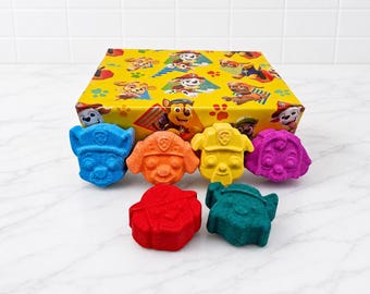 Children's Giftset, Kids Bath Bombs, Tropical Scent, Handmade Rainbow Bath Bombs, Gift Wrapping Available.
