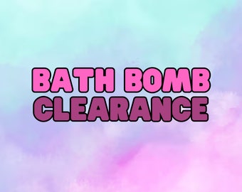 Clearance Bath Bombs, Bath Bomb Sale, Clearance Items, Clearance Gifts, Mystery Bags, Bath Bomb Whoopsies, Mystery Gift, Surprise Gift.