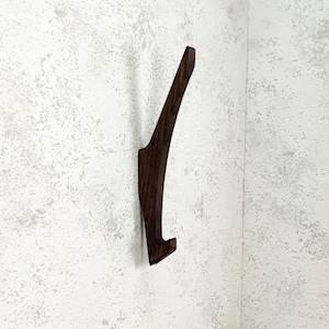 Wooden coat hook, Wall hooks modern,