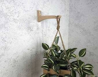 Colgador de pared para plantas de interior: gancho de pared minimalista