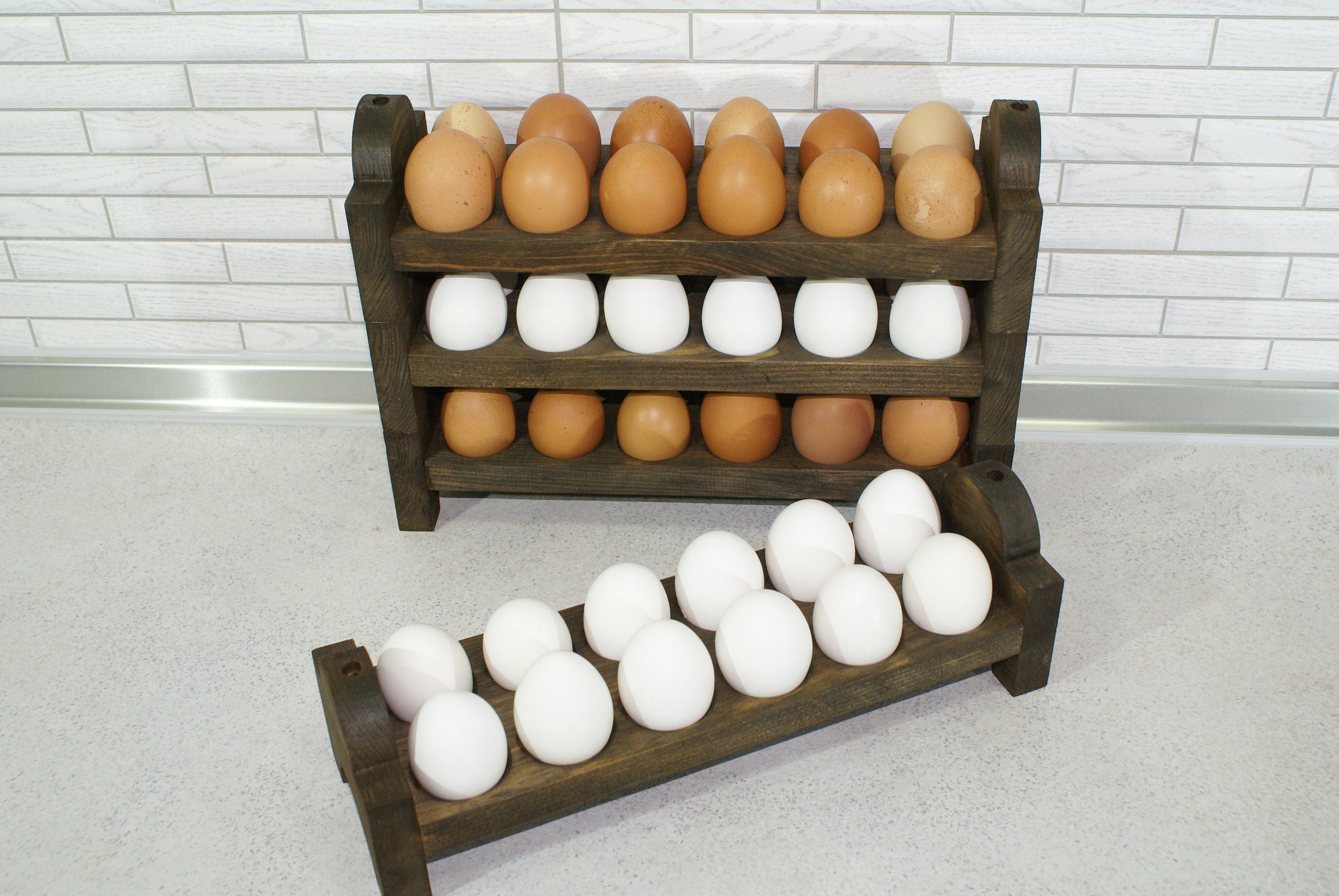 Rustic Wooden DIY Egg Holder - Exquisitely Unremarkable