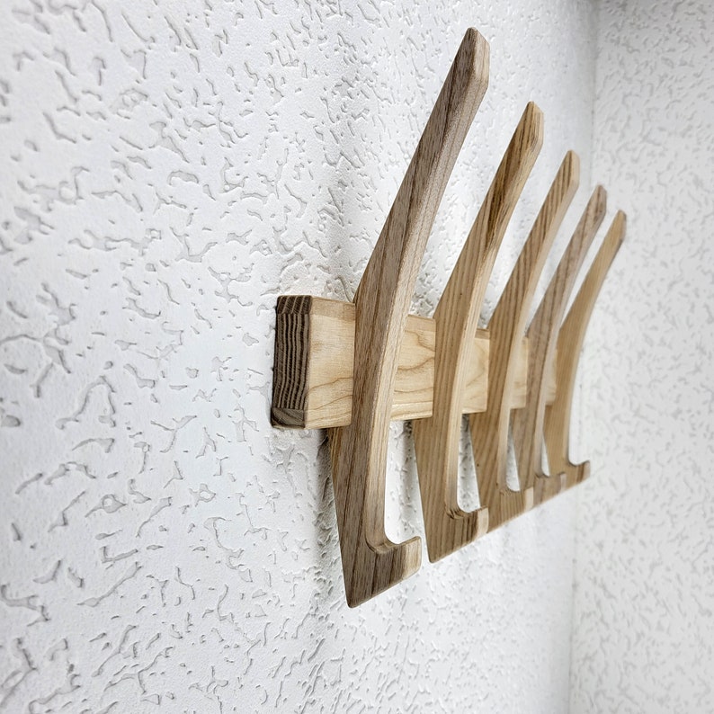 Buy Coat Rack Wall Mount 5 Hooks, Wall Mounted Coat Hook, Entryway