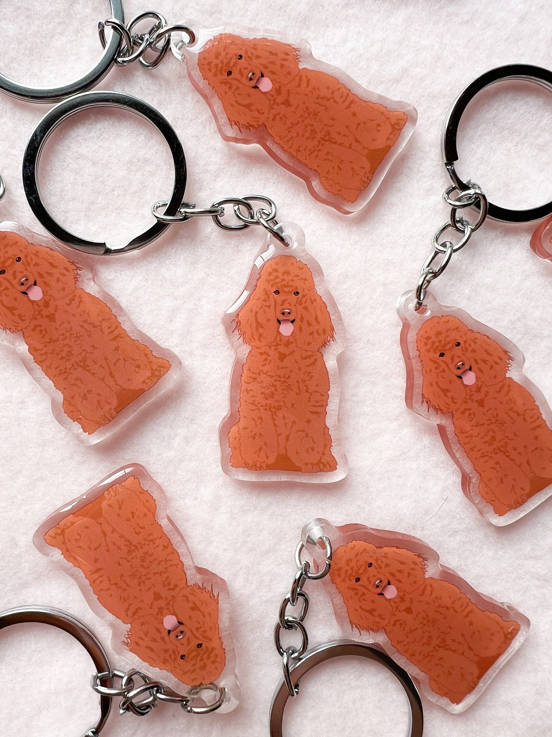 Poodle Keychain - Etsy