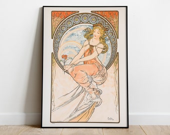 WANDKINGS Leinwandbild Alfons Mucha "Schlüsselblume" WANDKINGS Leinwandbild Alfons Mucha "Schlüsselblume"