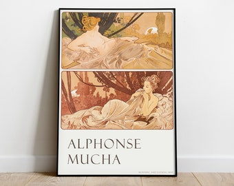WANDKINGS Leinwandbild Alfons Mucha "Schlüsselblume" WANDKINGS Leinwandbild Alfons Mucha "Schlüsselblume"