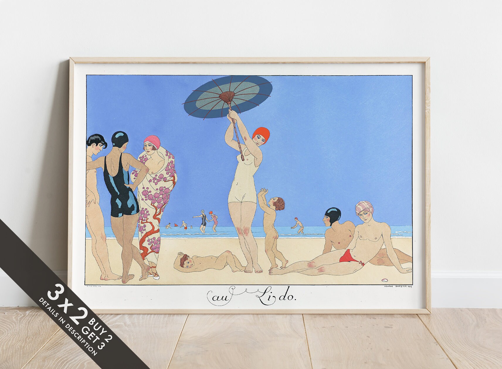 Nudist Beach Print
