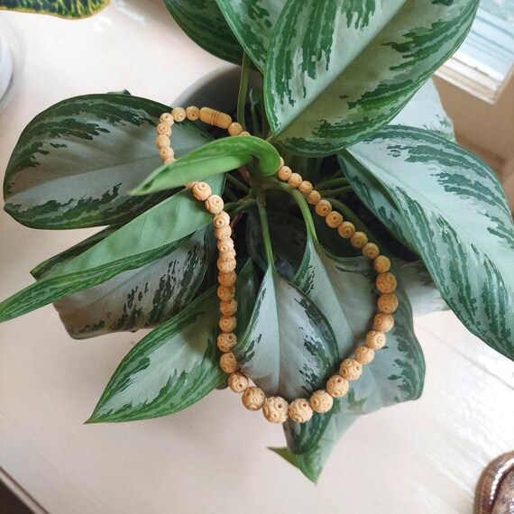 Vintage Celluloid Carved Necklace