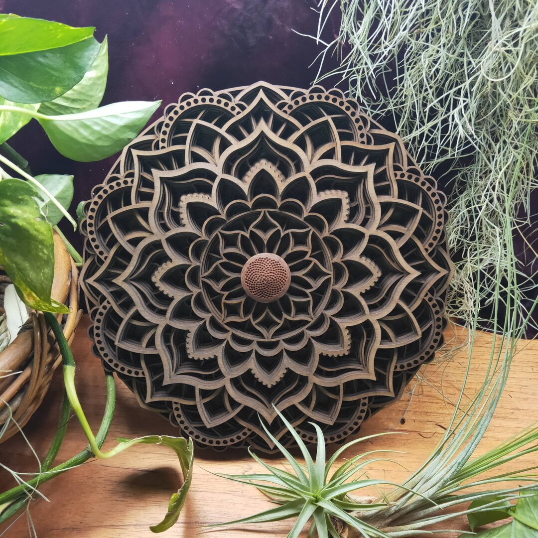 Wooden Mandala Wood Wall Art - Etsy