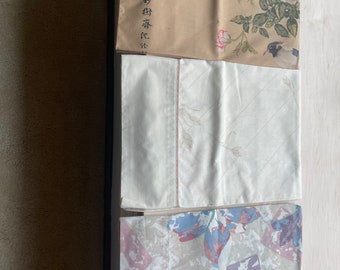 3 Vintage Mismatched Pillowcases, Standard Size, Asian/Country/Floral/Shabby Chic/Farmhouse/Cabin Decor