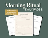 Morning Ritual Daily Planner Pages Miracle Morning Journal Daily Digital Planner Morning Pages Daily Planning Journal Pages