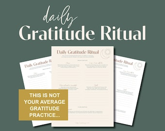 Gratitude Journal Pages | Daily Gratitude | Digital Gratitude Journal | Daily Journaling Page | Ipad Journal | Gratitude Printable Journal