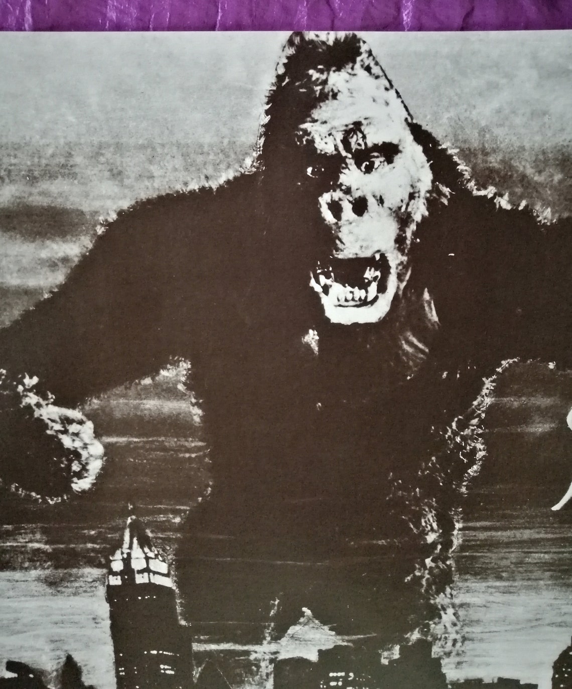 KING KONG BW original vintage poster '70 CooperSchoedsack Etsy