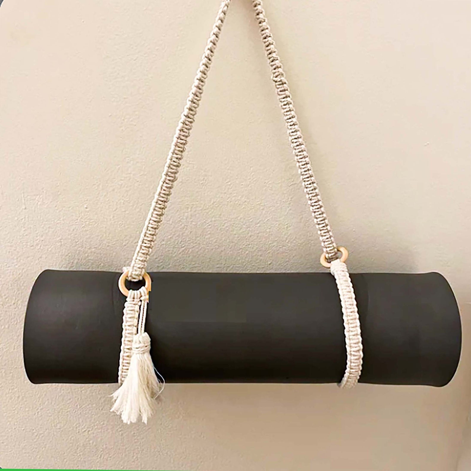 Original Macrame Yoga Mat Holder, Yoga Mat Strap, Yoga Mat Carrier