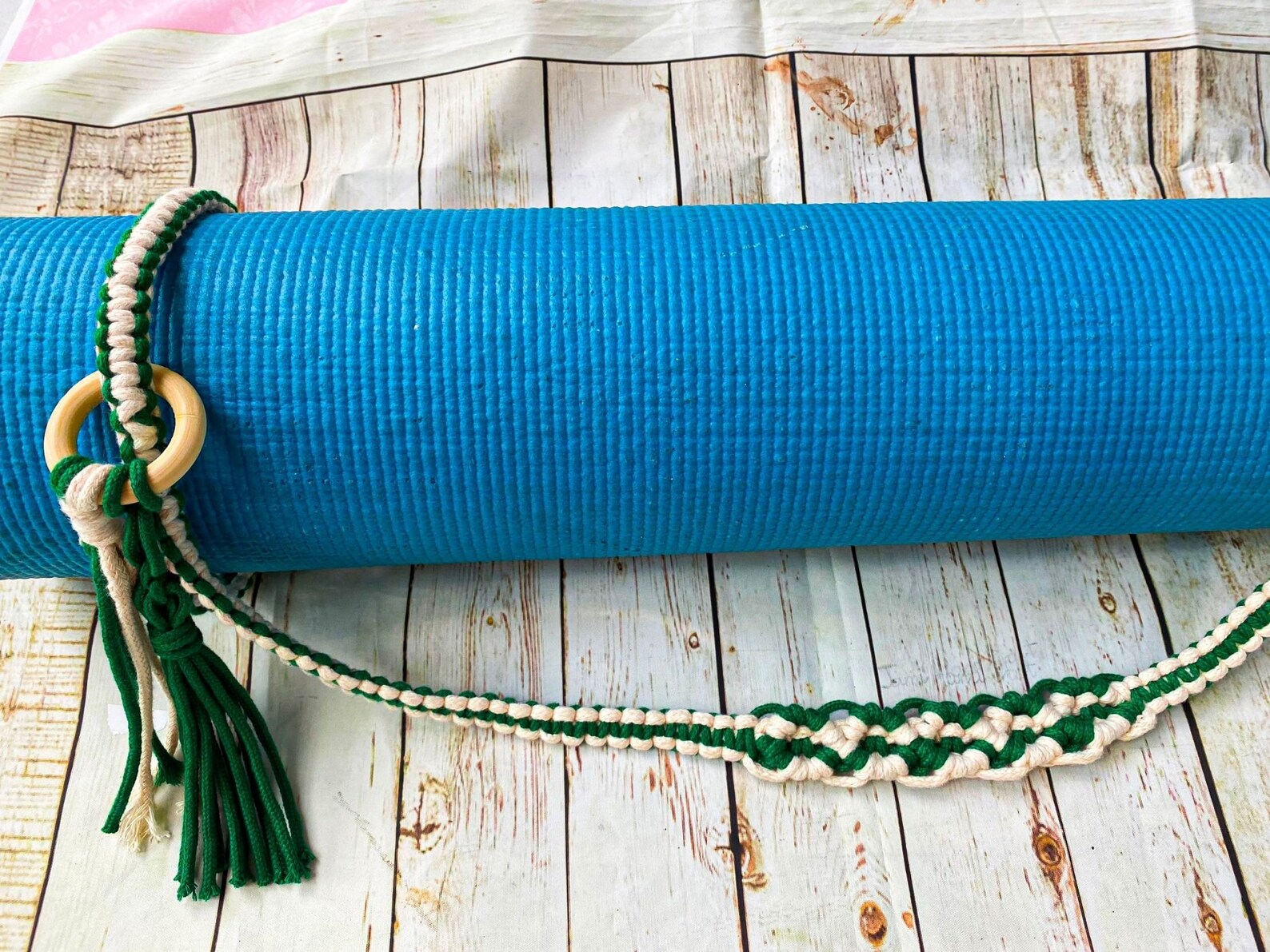 Original Macrame Yoga Mat Holder Yoga Mat Strap Yoga Mat Etsy