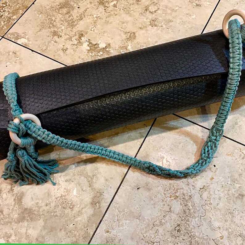 Original Macrame Yoga Mat Holder Yoga Mat Strap Yoga Mat Etsy