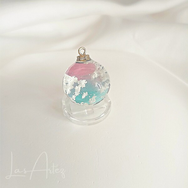 Resin Ball Pendant Etsy