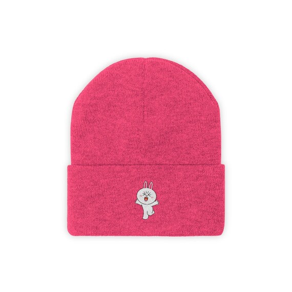 Cony Embroidered Knit Beanie Town Line 