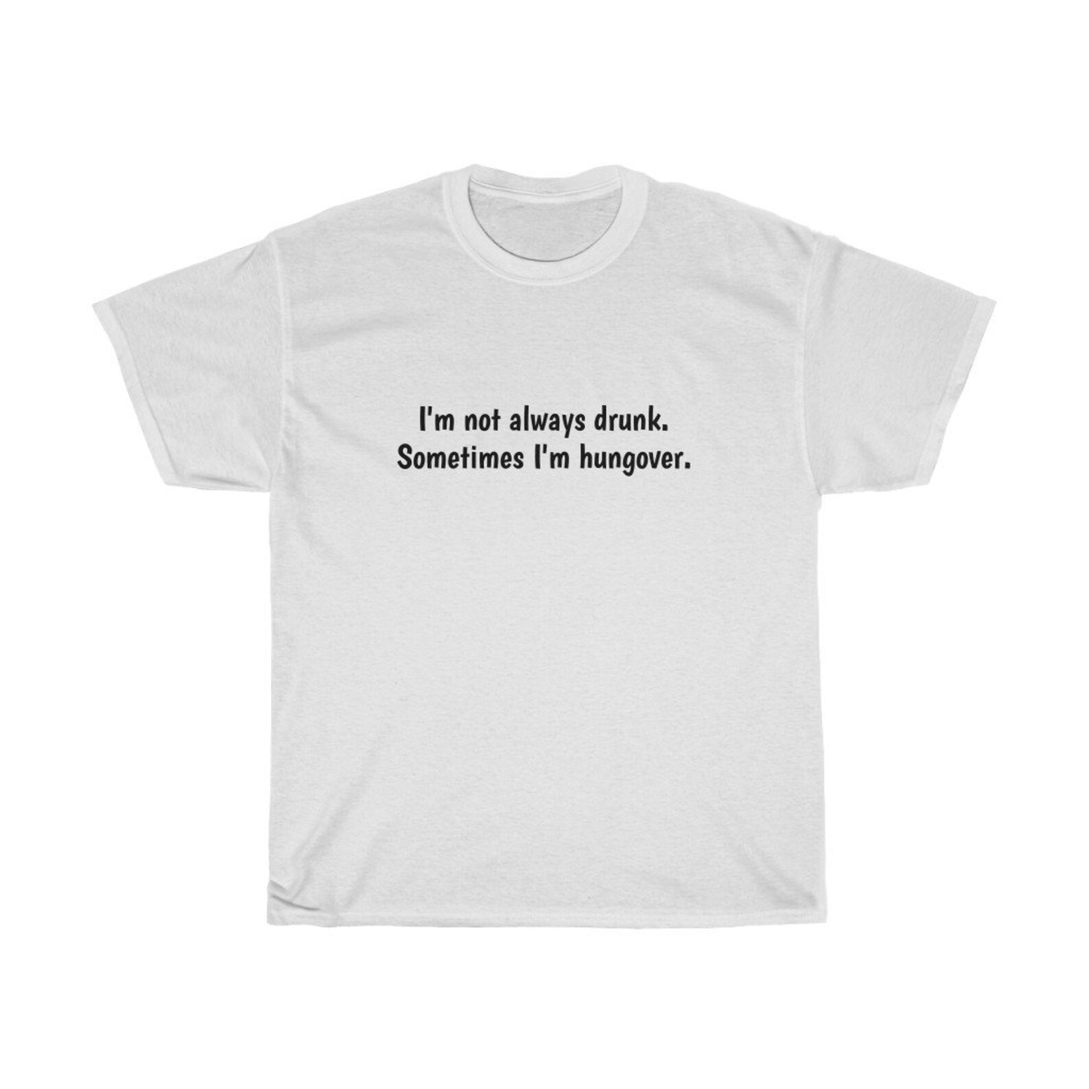 Je Ne Suis Pas Une Option Je ne suis pas toujours soûl. Tee-shirt unisexe en coton lourd | Etsy