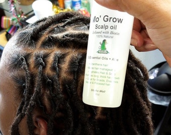 Mo Grow Scalp Oil, TODO NATURAL, aceite de crecimiento para el cabello, aceite natural para el cabello