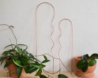 Bobby Pin Plant Trellis | Copper Plant Support