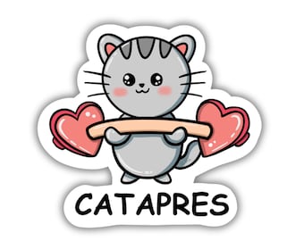Catapres Pharmacy Pun Sticker | Science, Medicine, Motivational | Water Bottles, Laptops