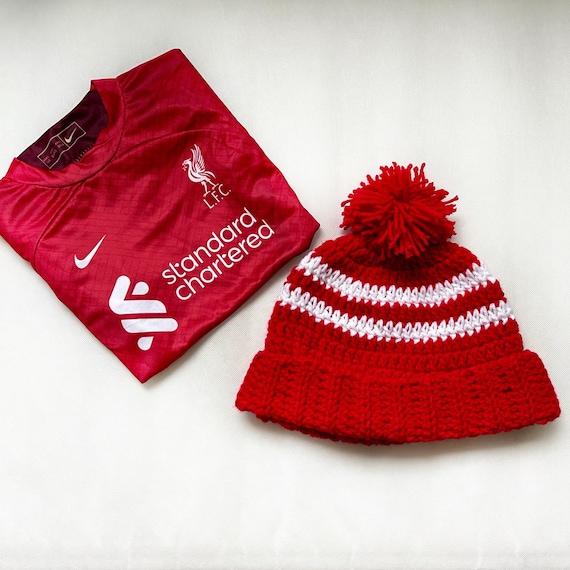 Cappello Liverpool Cappello all'uncinetto Cappello fatto a