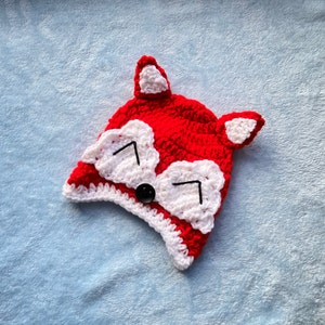 Fox Crochet Hat / Fox Hat / Handmade Hat / Crochet Fox / Winter Hat / Baby Hat / Kid’s Hat / Teen Hat / Adult Hat / Animal Hat / Fox Hat