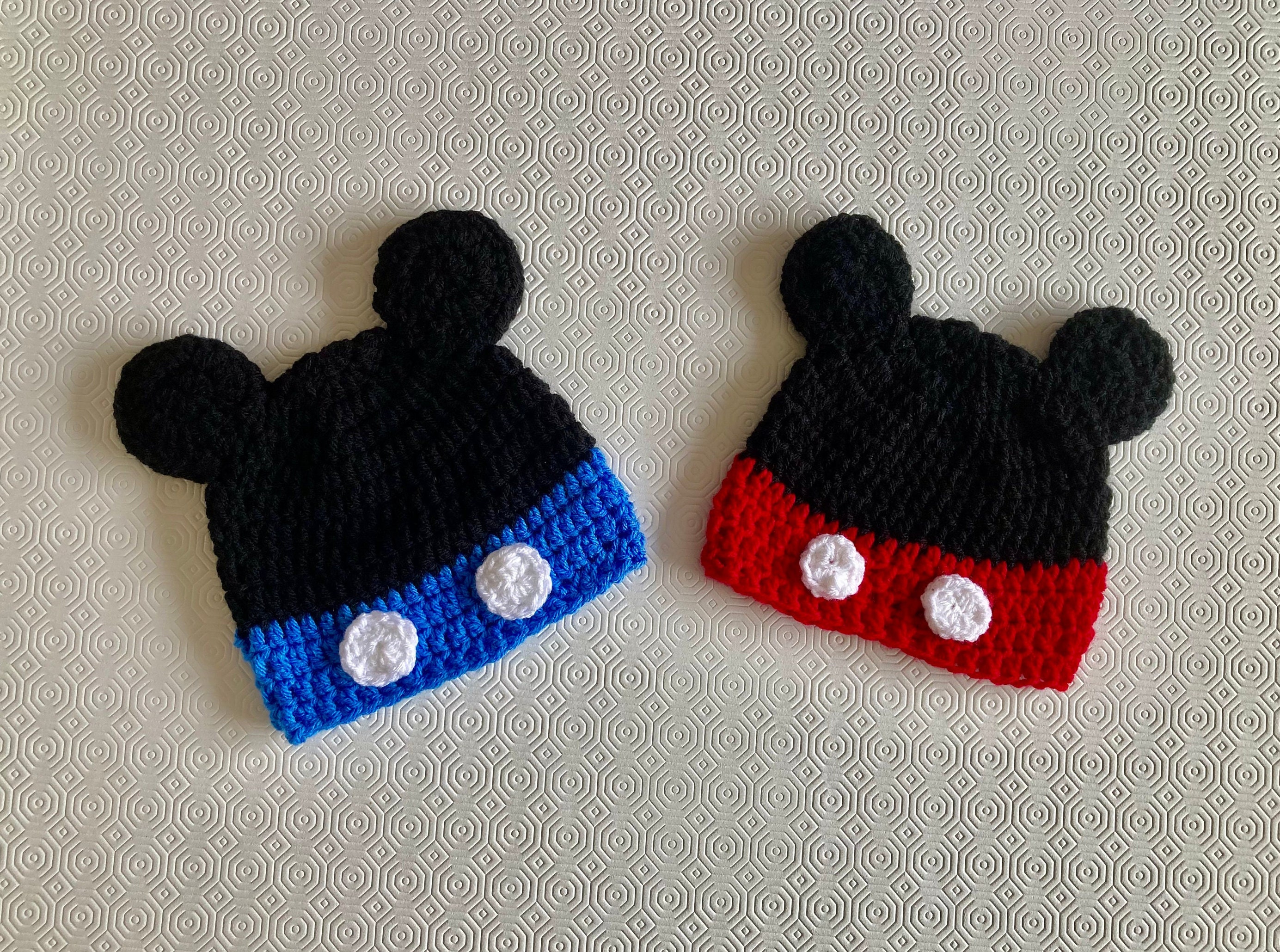 Tamano relativo cisne medio Mickey Ears Beanie - Etsy UK